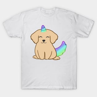 Golden retriever Unicorn T-Shirt